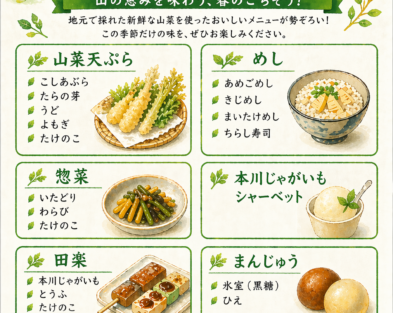 5/3(日)・5/4(月・祝)　本川山菜まつり